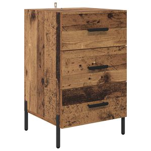 vidaXL Noćni ormar Staro drvo 40 x 40 x 66 cm Konstruirano drvo