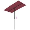 vidaXL Vrtni suncobran s aluminijskim stupom 180 x 110 cm bordo