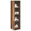 vidaXL Highboard Staro drvo 35 x 37 x 142 cm Konstruirano drvo