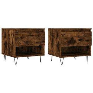vidaXL Stolići za kavu 2 kom boja hrasta 50x46x50 cm konstruirano drvo
