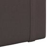 vidaXL Držeće uzglavlje Zidne Tamno smeđa 130 x 55 x 5 cm tkanina
