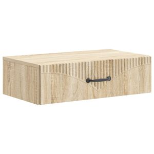 vidaXL Stolna montirana na zid 59 x 34,5 x 17 cm Konstruirano drvo