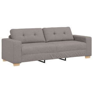 vidaXL Sofa Sivo-smeđa 221 x 80 x 80 cm tkanina