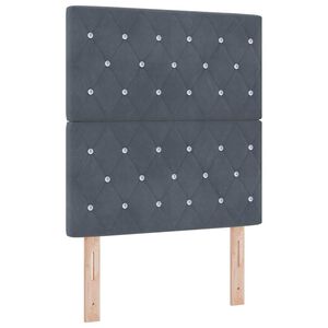 vidaXL Uzglavlje Tamno siva 80 cm Bar&scaron;un