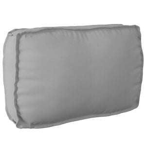 vidaXL Jastuk Oxford tkanina Siva 70 x 40 x 12 cm