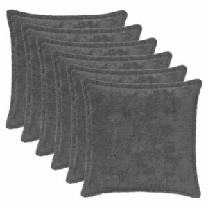 vidaXL Presvlaka za jastuk 6 kom. HOUTEN Tamnosiva 30 x 30 cm
