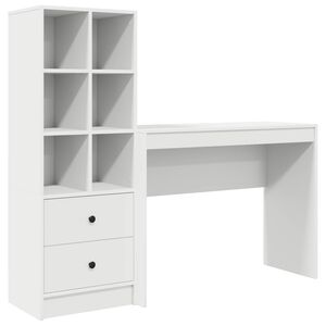 vidaXL Stol Bijelo 145,5 x 40 x 127 cm 2 kom.