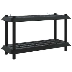 vidaXL Jedinca za police 2 razina 100 x 40 x 55,5 cm PP Antracit