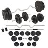 vidaXL Set &scaron;ipki i utega 60 kg