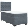 vidaXL Box spring krevet s madracem tamnosivi 80 x 200 cm bar&scaron;unasti