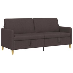 vidaXL Sofa s pohranom Tamno smeđa 192 x 78 x 87 cm Poliester