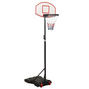 vidaXL Ko&scaron;arka&scaron;ki stalak bijeli 216 - 250 cm od polietilena