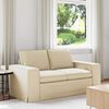 vidaXL Sofa Krema Sveukupne dimenzije: 162 x 80 x 82 cm (&Scaron; x Dub x V)