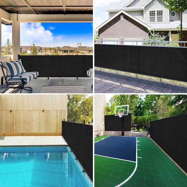 vidaXL Mreža za privatnost antracit 1,5 x 10 m HDPE 75 g/m&sup2;