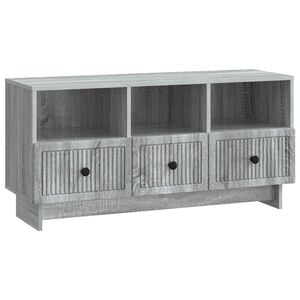 vidaXL TV ormar Siva sonoma 102 x 34,5 x 50 cm Konstruirano drvo