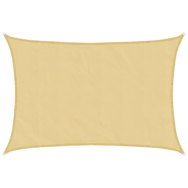 vidaXL Jedro protiv sunca boje pijeska 7x6 m 100 % poliester Oxford