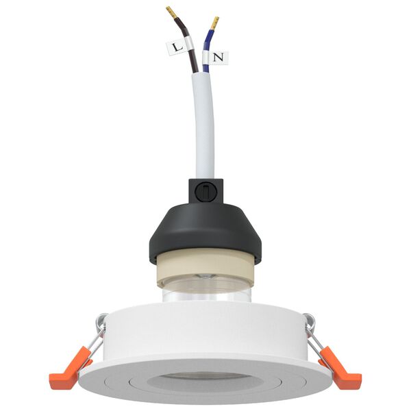 vidaXL Reflektor 12 pcs Bijelo 9 x 9 x 2 cm Aluminij