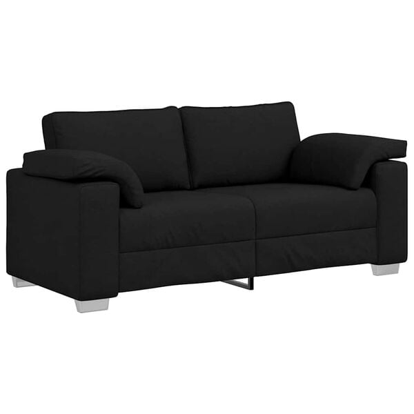 vidaXL Sofa Crna 180 x 77 x 82 cm tkanina