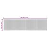 vidaXL Tepih pravokutni smeđi 100 x400 cm od bambusa