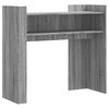 vidaXL Konzolni stol siva boja hrasta 100x35x90 cm konstruirano drvo
