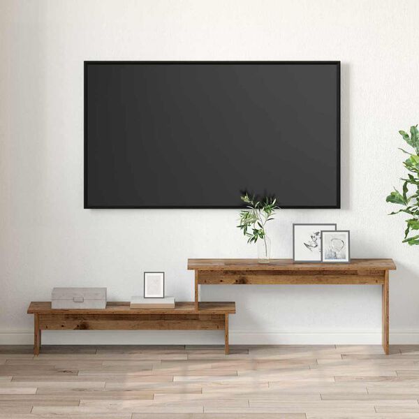 vidaXL Set TV komoda Staro drvo 180 x 30 x 43 cm Konstruirano drvo