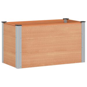 vidaXL Povi&scaron;ena vrtna gredica Smeđa 100 x 50 x 54 cm