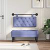 vidaXL Držeće uzglavlje Zidne Traper plava 100 x 55 x 7 cm tkanina