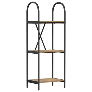 vidaXL Polica 3 razina 40 x 30 x 109 cm Konstruirano drvo