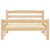 vidaXL Okvir za krevet od masivne borovine 90 x 200 cm