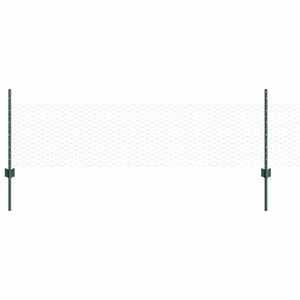 vidaXL Heksagonalna ograda s stubom 50 x 0,5 m Čelik premazan PVC-om