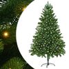 vidaXL Božićno drvce s 300 LED svjetlima s stalakom Zelena 180 cm PE