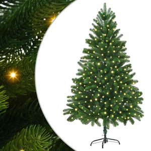 vidaXL Božićno drvce s 300 LED svjetlima s stalakom Zelena 180 cm PE