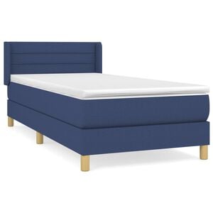 vidaXL Krevet s oprugama i madracem plavi 80x200 cm od tkanine