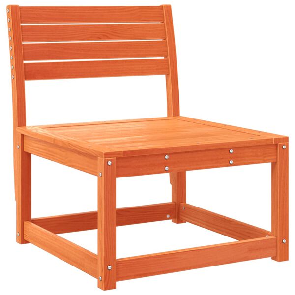 vidaXL Vrtne sofe s jastucima 2 kom voštano smeđe od masivne borovine