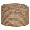 vidaXL Uže od 100 % jute 14 mm 250 m