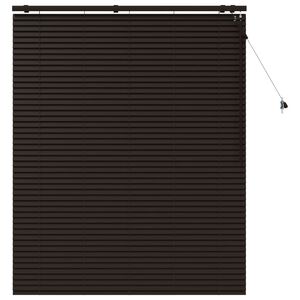vidaXL Venecijanska roleta Tamno smeđa 140 x 160 cm 35 mm