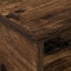 vidaXL Noćni ormarić Dimljeni hrast 40 x 31 x 15 cm Konstruirano drvo