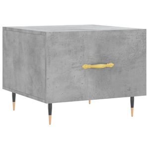 vidaXL Stolić za kavu siva boja betona 50x50x40 cm konstruirano drvo