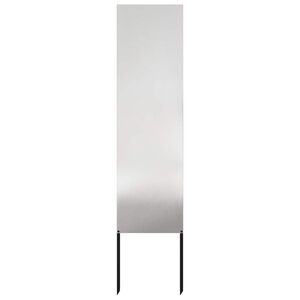 vidaXL Privatnost u vrtu Srebrno 32 x 140 cm Nehrđajući čelik