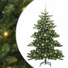 vidaXL Umjetno božićno drvce s nogom Zelena 150 cm PVC i čelik