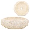 vidaXL Umivaonik 40 x 12 cm mramorni krem