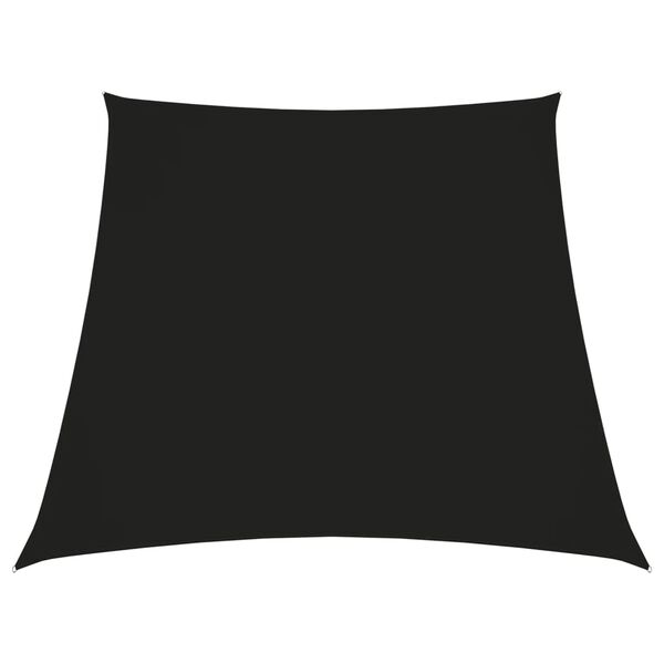 vidaXL Jedro protiv sunca od tkanine Oxford trapezno 3/5 x 4 m crno