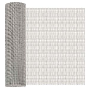 vidaXL Mrežna tkanina 40 x 500 cm 8 Mesh Nehrđajući čelik 201 Srebrna