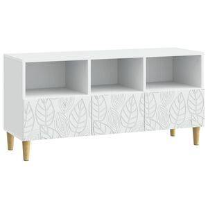 vidaXL TV ormar 102 x 34,5 x 50 cm Bijela Konstruirano drvo