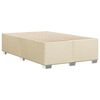 vidaXL Krevet box spring s madracem krem 120 x 190 cm od tkanine
