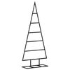 vidaXL Metalno ukrasno božićno drvce crno 90 cm