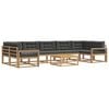 vidaXL Set vanjskih sofa 6 kom. Bijela i antracit