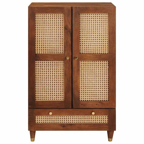 vidaXL Kabineti i police za skladištenje medija s ladicama Smeđa