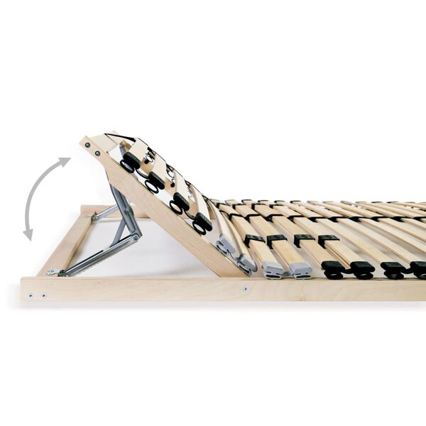 vidaXL Podnica za krevet s 28 letvica i 7 zona 90 x 200 cm