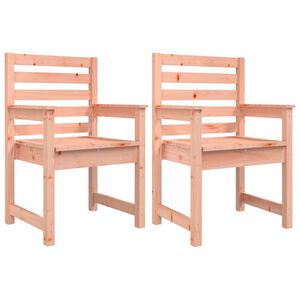 vidaXL Vrtne stolice 2 kom 60 x 48 x 91 cm od masivne duglazije